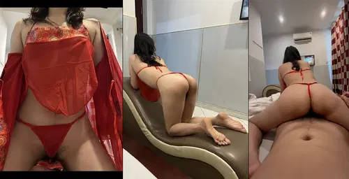 Áo yếm quần lọt khe đòi xuất trong nhưng em nhất quyết không cho