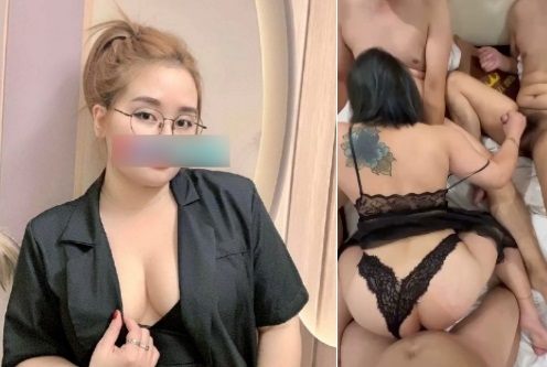 Đại chiến gái dâm chơi 3 anh xuyên đêm